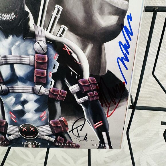 Deathrage 6 Tony Santiago 4x NY Comic Con Signed Cover H Variant (Merc 2022) - Picture 5 of 6